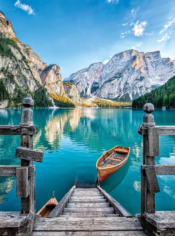 Braies Lake - 500 Piece Jigsaw Puzzle
