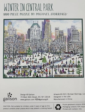 Winter In Central Park