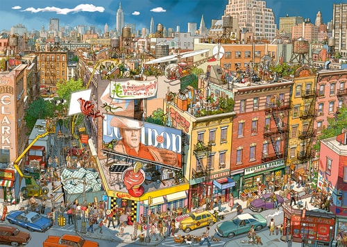 Superhero Movie - 2000 Piece Jigsaw Puzzle