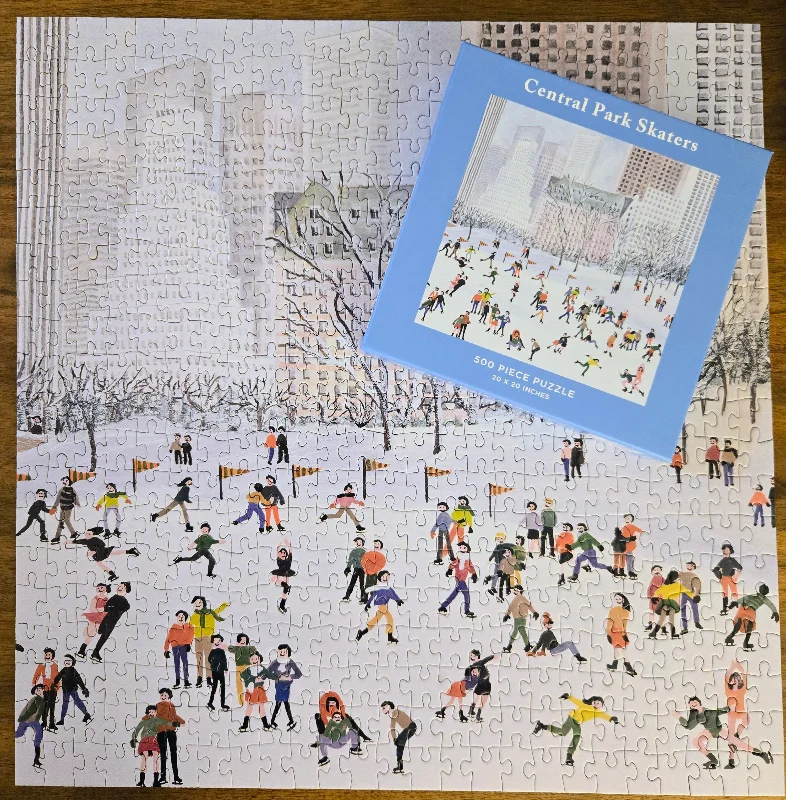 Winter Central Park Skaters